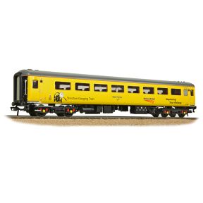 Bachmann 39-682 OO Gauge BR Mk2F ex-TSO Structure Gauging Train Coach Network Rail Yellow 977985