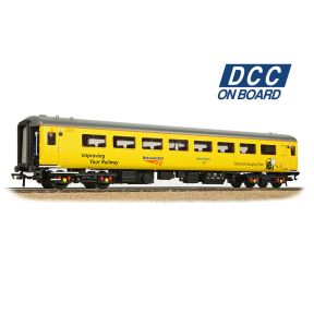 Bachmann 39-682DC OO Gauge BR Mk2F ex-TSO Structure Gauging Train Coach Network Rail Yellow 6117