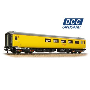 Bachmann 39-689DC OO Gauge BR Mk2F ex-RFB Staff Coach Network Rail Yellow 1256
