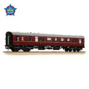 Bachmann 39-801 OO Gauge BR MK1 BSO Brake Second Open BR Maroon SC9357