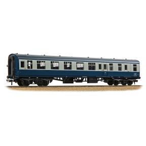 Bachmann 39-803 OO Gauge BR MK1 BSO Brake Second Open Coach BR Blue And Grey M9208