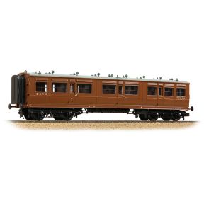 Bachmann 39-861 OO Gauge LNWR 50ft Arc Roof Composite Corridor Coach M&GN Brown No.83006