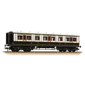 Bachmann 39-870 OO Gauge LNWR 50ft Arc Roof Third Corridor Coach LNWR Dark Claret And White No.2358