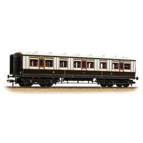 Bachmann 39-870A OO Gauge LNWR 50ft Arc Roof Third Corridor Coach LNWR Dark Claret And White No.2374