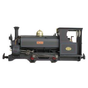 Bachmann 391-127 OO-9 Main Line Hunslet 0-4-0ST 'Linda' Penrhyn Quarry Lined Black Late Weathered