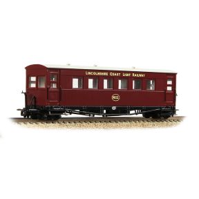 Bachmann 394-028 OO-9 Gloucester Bogie Coach Lincolnshire Coast L.R. Maroon