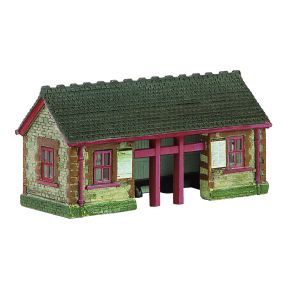 Graham Farish 42-0096R N Gauge Stone Waiting Room Red