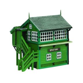 Graham Farish 42-0168G N Gauge GCR Wooden Signal Box Green