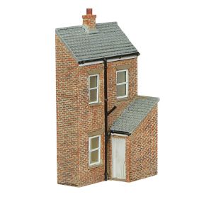 Graham Farish 42-0216W N Gauge Low Relief Rear Of Terrace Left Hand White Door