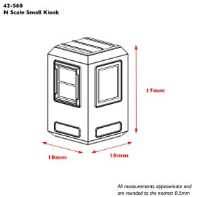 Graham Farish 42-596 N Gauge Small Kiosk