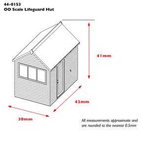 Bachmann 44-0153 OO Gauge Lifeguard Hut