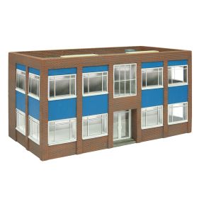 Bachmann 44-018D OO Gauge Two Storey Office Block Blue