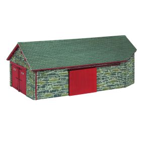 Bachmann 44-0197R OO-9 Narrow Gauge Harbour Station Goods Shed Red