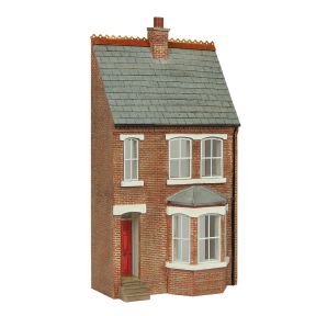 Bachmann 44-0214R OO Gauge Low Relief Right Hand Bay Terrace Red