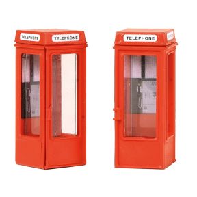 Bachmann 44-0503 OO Gauge K8 Phone Boxes x 2