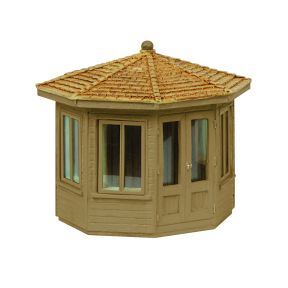 Bachmann 44-0536B OO Gauge Octagonal Summer House Brown