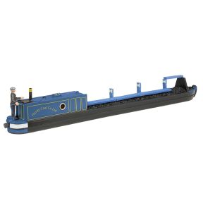 Bachmann 44-1017A OO Gauge Coal Barge Blue