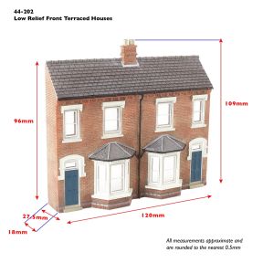 Bachmann 44-202 OO Gauge Low Relief Front Terraced Houses