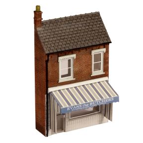 Bachmann 44-209 OO Gauge Low Relief Butchers Shop