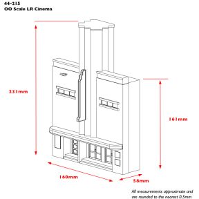 Bachmann 44-215 OO Gauge Low Relief Cinema