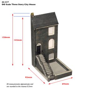 Bachmann 44-217 OO Gauge Low Relief Three Storey City House