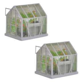 Bachmann 44-515 OO Gauge Greenhouse x2