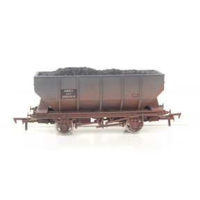 Dapol 4F-034-127 OO Gauge BR 21 Ton Hopper BR Grey E289525 Weathered