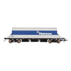 Dapol 4F-081-004 OO Gauge P&D OHA JHA Bogie Hopper End Hanson Blue And Grey 17922