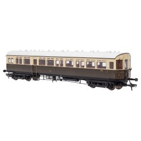 Dapol 4P-004-004 OO Gauge GW Autocoach No.39 GW Chocolate & Cream Shirtbutton