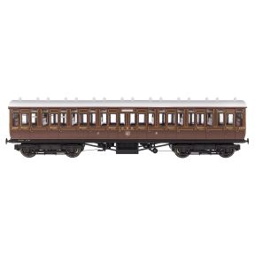 Dapol 4P-020-012 OO Gauge GWR Toplight Third Class Coach GW Lined Crimson 3902