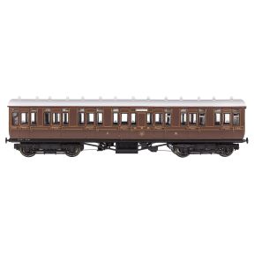 Dapol 4P-020-021 OO Gauge GWR Toplight Composite Coach GW Lined Crimson 7901