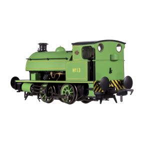 Dapol 4S-024-008 OO Gauge Hawthorn Leslie 0-4-0 No.13 Newcastle Electric Supply Yellow With Chevrons