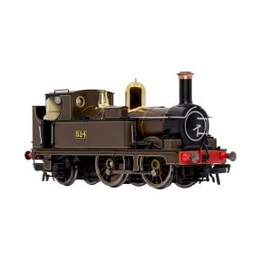 Dapol 4S-517-002S OO Gauge GW 517 0-4-2 Tank 524 GW Lined Chocolate Closed Cab DCC Sound Fitted