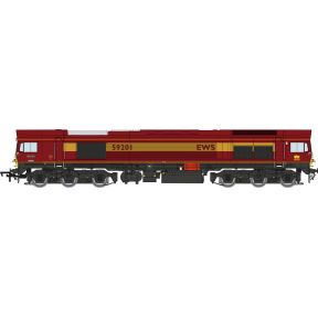 Dapol 4D-005-005SSM OO Gauge Class 59 59201 'Vale Of York' EWS DCC Sound And Smoke