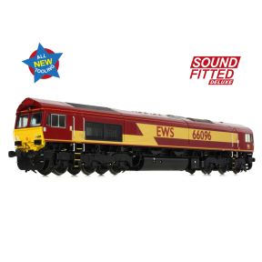 Bachmann 50-000ASFX OO Gauge Class 66/0 66096 EWS DCC Sound Fitted Deluxe