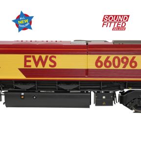 Bachmann 50-000ASFX OO Gauge Class 66/0 66096 EWS DCC Sound Fitted Deluxe