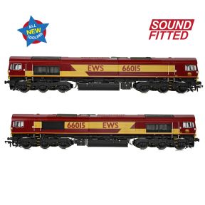 Bachmann 50-000SF OO Gauge Class 66/0 66015 EWS DCC Sound Fitted
