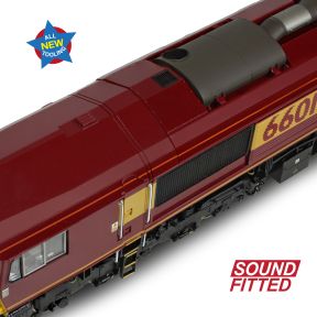 Bachmann 50-000SF OO Gauge Class 66/0 66015 EWS DCC Sound Fitted