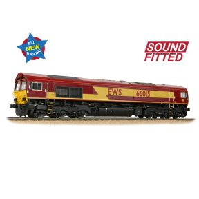 Bachmann 50-000SF OO Gauge Class 66/0 66015 EWS DCC Sound Fitted