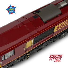 Bachmann 50-000SFX OO Gauge Class 66/0 66015 EWS DCC Sound Fitted Deluxe