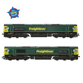 Bachmann 50-001 OO Gauge Class 66/5 66515 Freightliner Green