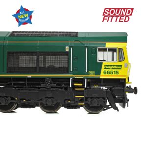 Bachmann 50-001SF OO Gauge Class 66/5 66515 Freightliner Green DCC Sound Fitted