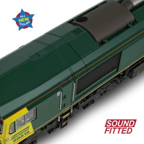 Bachmann 50-001SF OO Gauge Class 66/5 66515 Freightliner Green DCC Sound Fitted