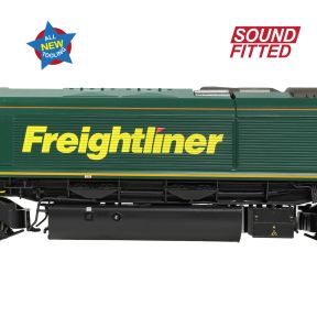 Bachmann 50-002SF OO Gauge Class 66/6 66606 Freightliner Green DCC Sound Fitted