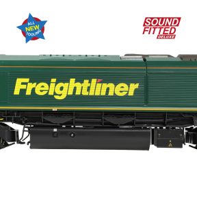 Bachmann 50-002SFX OO Gauge Class 66/6 66606 Freightliner Green DCC Sound Fitted Deluxe