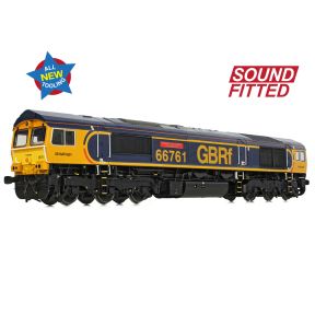 Bachmann 50-003SF OO Gauge Class 66/7 66761 'Wensleydale Railway Association' GBRf Europorte DCC Sound Fitted