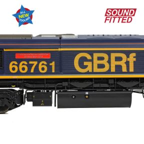 Bachmann 50-003SF OO Gauge Class 66/7 66761 'Wensleydale Railway Association' GBRf Europorte DCC Sound Fitted