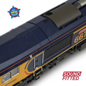 Bachmann 50-003SF OO Gauge Class 66/7 66761 'Wensleydale Railway Association' GBRf Europorte DCC Sound Fitted