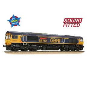 Bachmann 50-003SF OO Gauge Class 66/7 66761 'Wensleydale Railway Association' GBRf Europorte DCC Sound Fitted