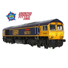 Bachmann 50-003SFX OO Gauge Class 66/7 66761 'Wensleydale Railway Association' GBRf Europorte DCC Sound Fitted Deluxe